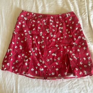 ARITZIA floral skirt